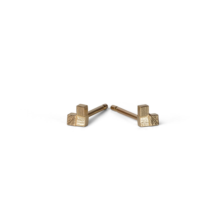 Mini Corner Square Studs