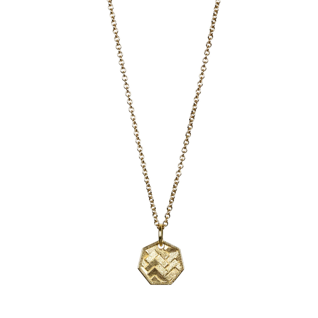 8mm Parquet tag pendant