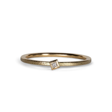 Square diamond Glint ring