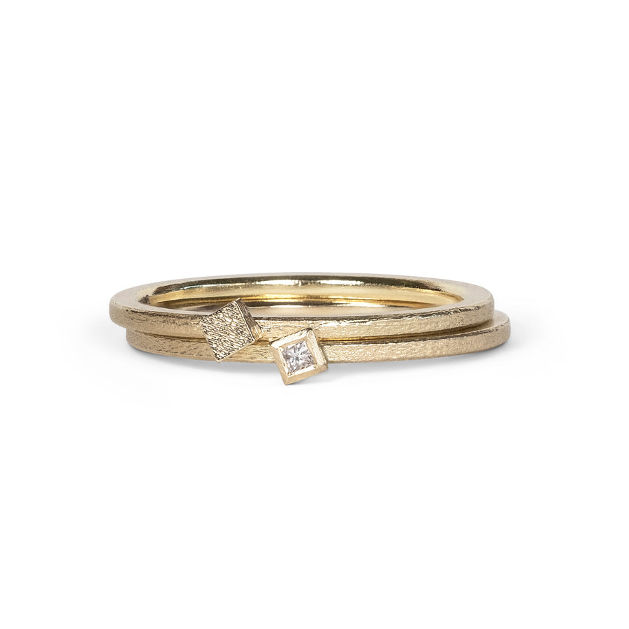 Square Glint ring