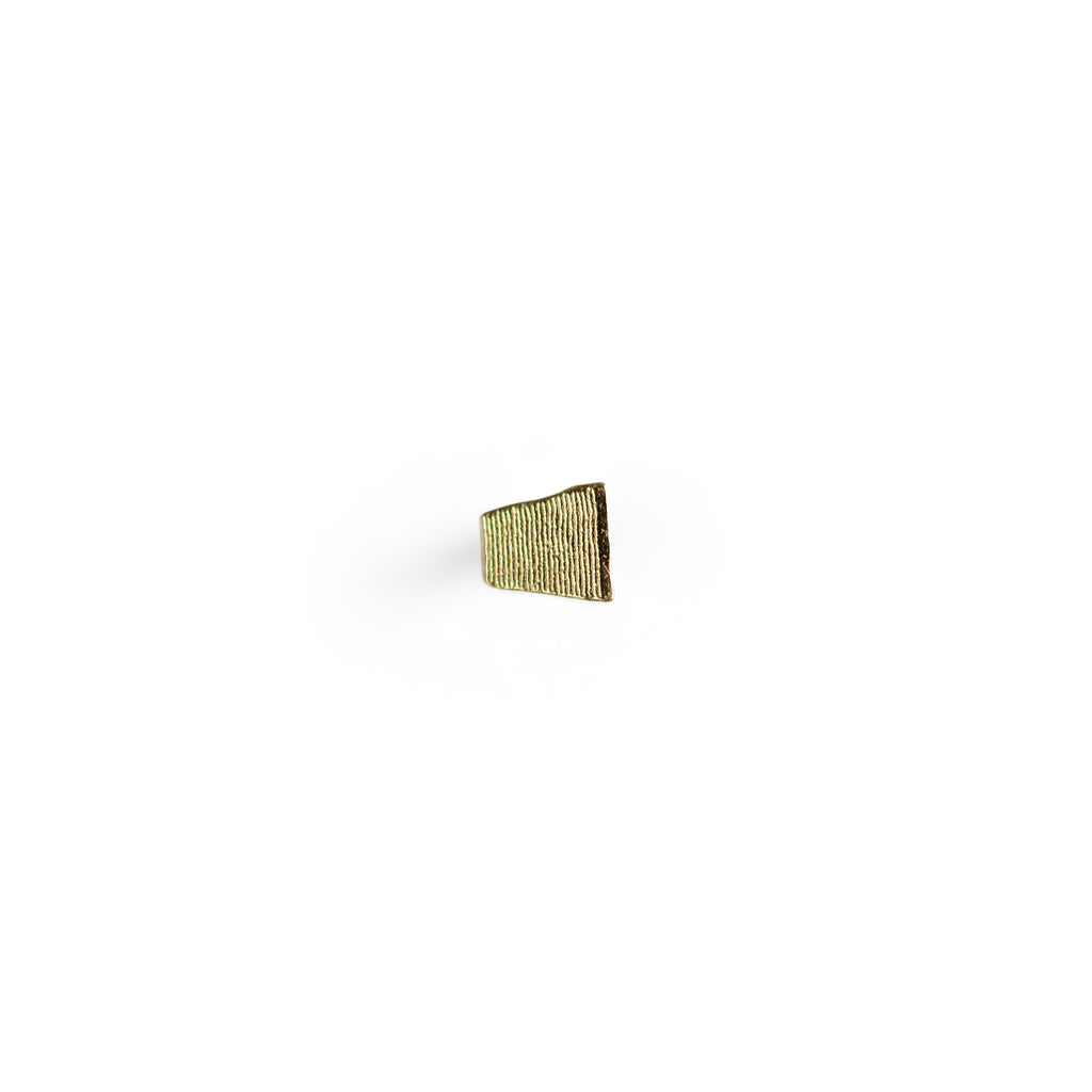 Trapezoid Glint Stud Earring