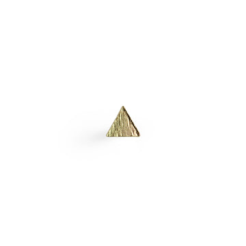 Triangle (equalateral) Glint Stud Earring